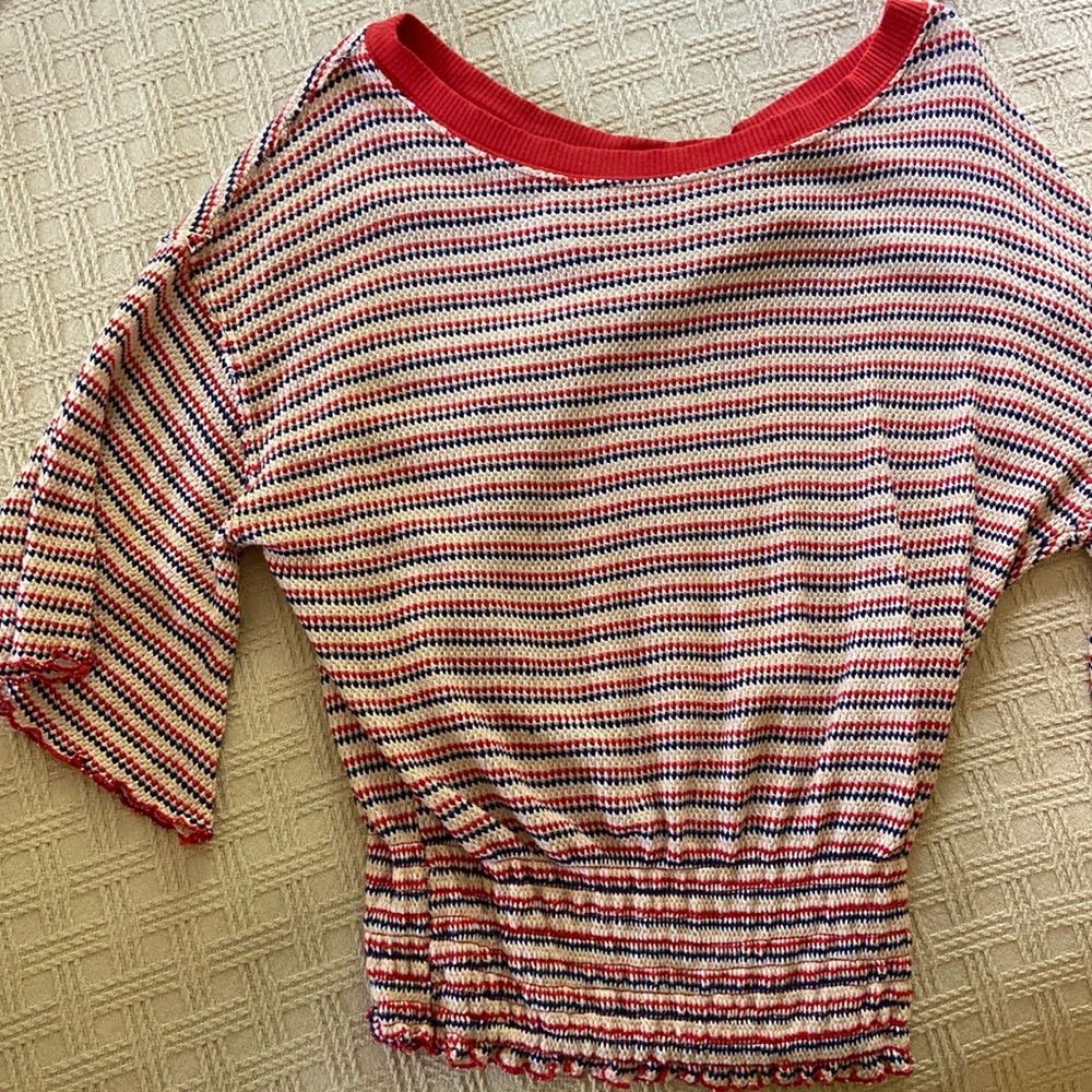 multicolored free people top